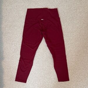 Aerie Woman’s Deep Red Leggings